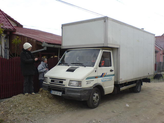 Arrive  Satu-Mare devant le domicile de Mariana notre correspondante.