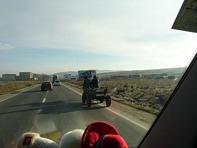 La route de CRAIOVA  TIMISOARA a quelques portions en bon tat!