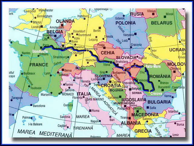 Le priple est termin. Bondoufle-SATU MARE-CRAIOVA-BONDOUFLE : 4856 km parcourus