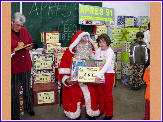 A l'cole Eliade, plus de 70 enfants ont t gts par l'association.