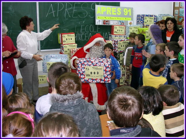 A l'cole Eliade, plus de 70 enfants ont t gts par l'association.