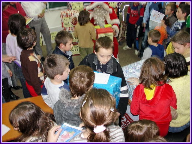 A l'cole Eliade, plus de 70 enfants ont t gts par l'association.