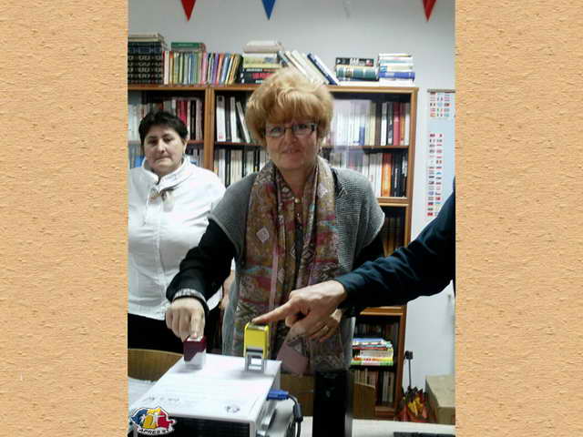 Mihaela-Rodica, la prsidente  de l'association.