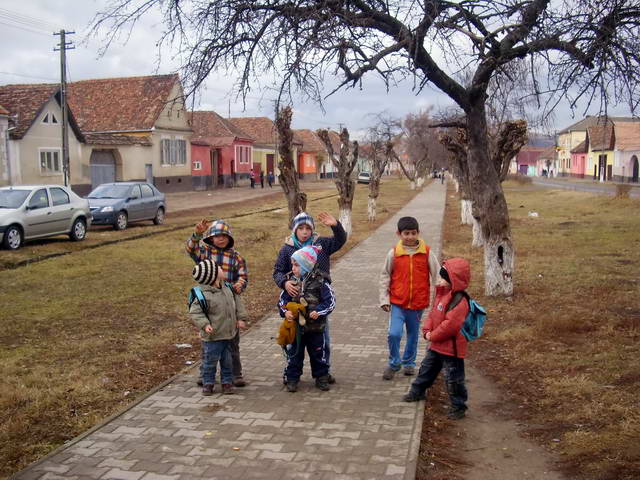  Le village trs pauvre de Brateiu.