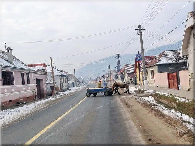  Le 11 janvier, sur la route des Carpates pour rejoindre Craiova