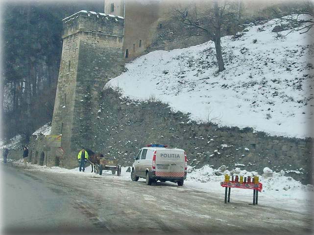  Le 11 janvier, sur la route des Carpates pour rejoindre Craiova