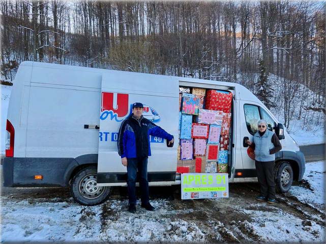  Sur la route enneige de Sighetu-Marmatiei, il fait de plus en plus froid