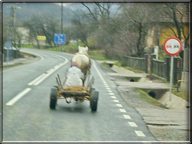 Nous quittons MEDIAS pour rejoindre CRAIOVA, en traversant les Carpates du Sud  travers des paysages traditionnels.