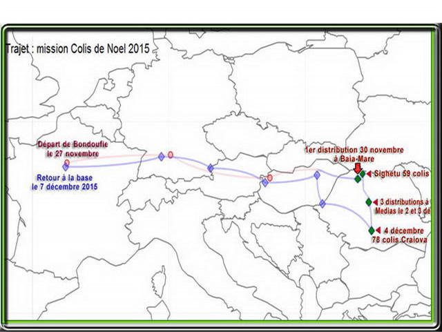 Notre priple  travers l'Europe.