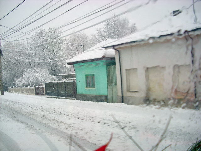 De la neige, pas de visibilit, route non dneige et le froid s'intensifie (-15). Il est temps de rentrer.