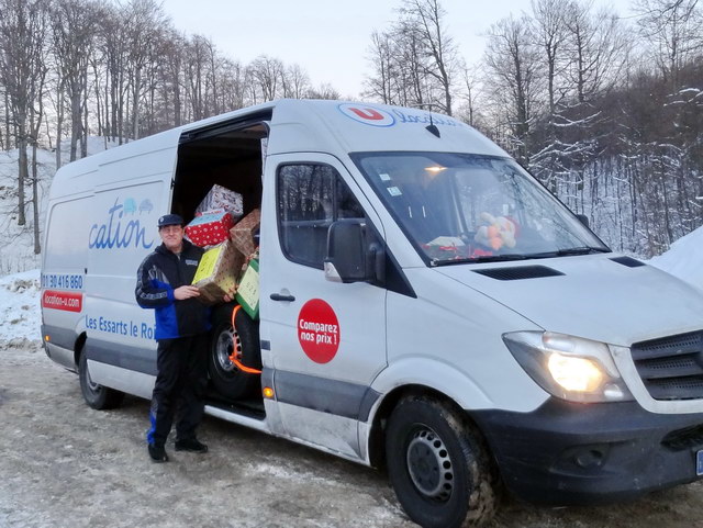 Transylvanie, sous la neige.